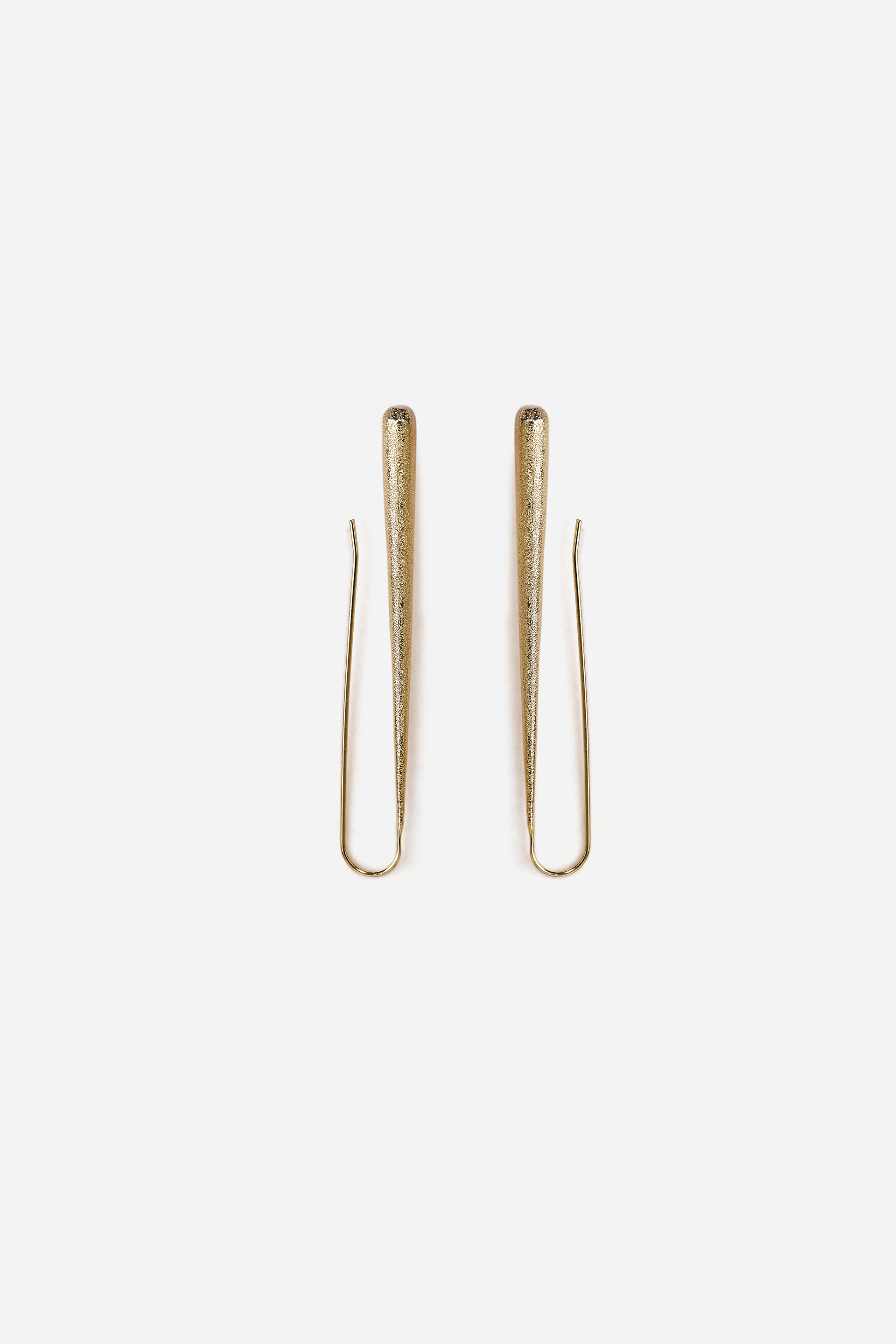 Glitter Groove Golden Dangler Earrings, , image 1